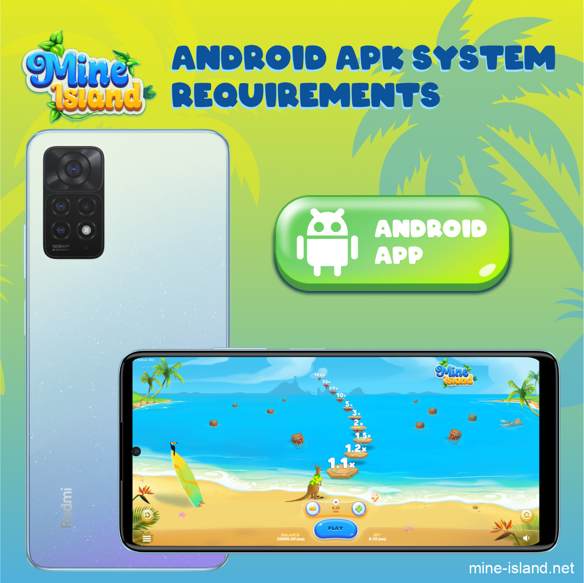 Mine Android app system requirements