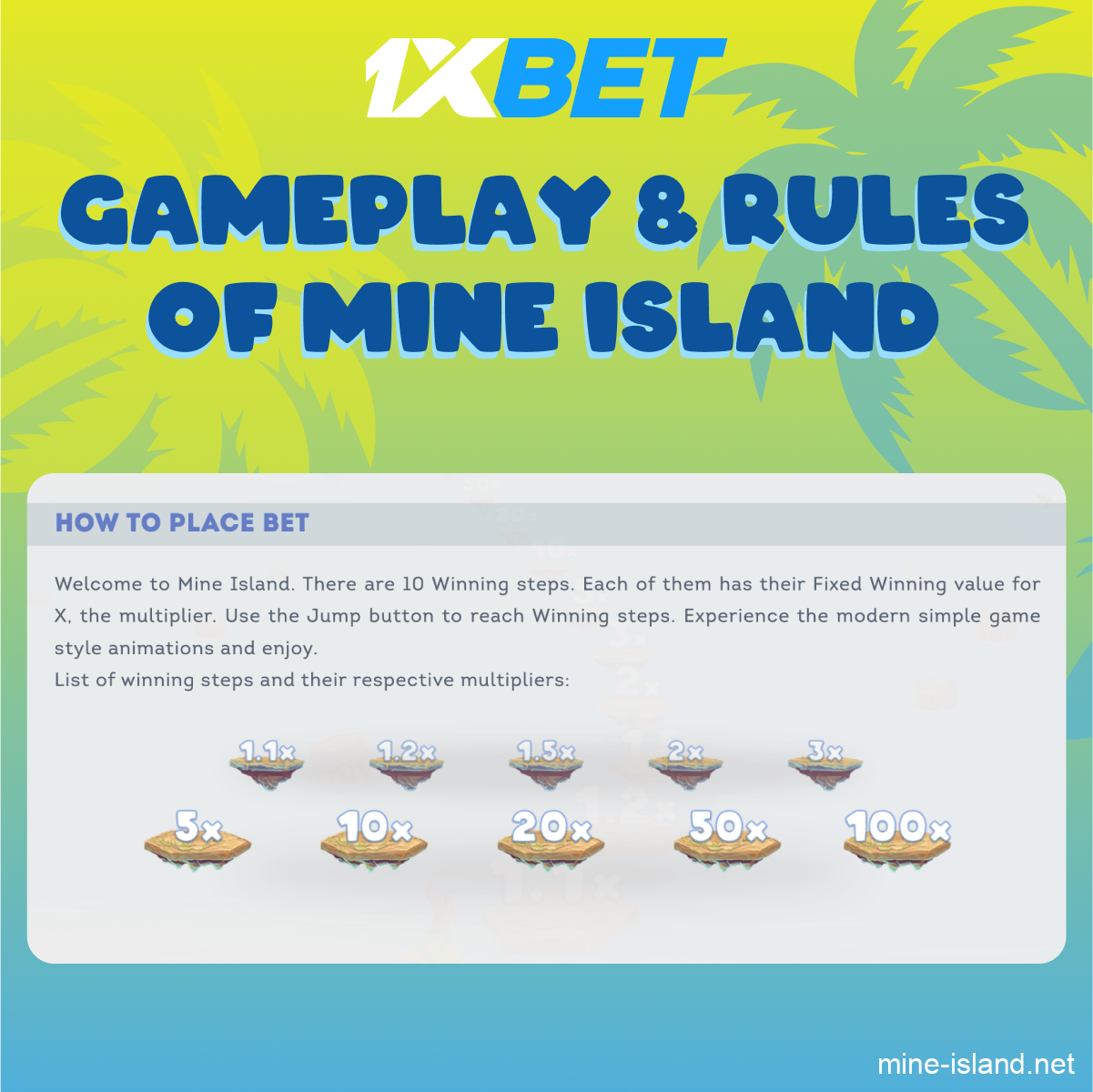 Mine Island rules and gameplay