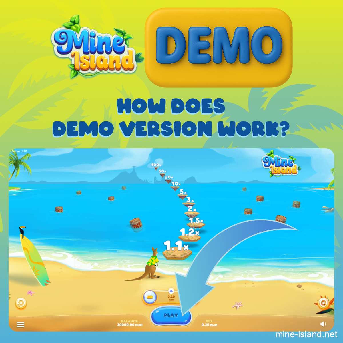 How Mine demo version works