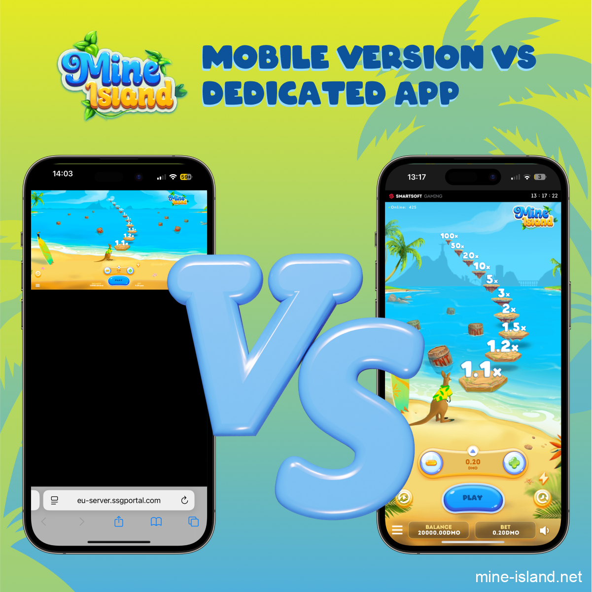 Mine mobile vs app choice