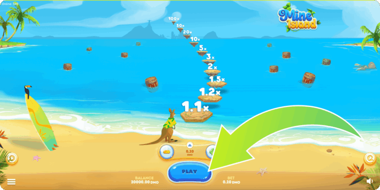 Mine demo start game rules