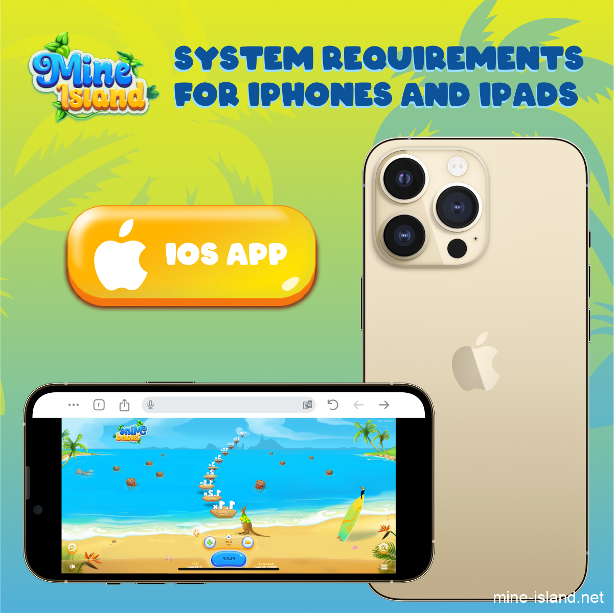 Mine iOS app system requirements